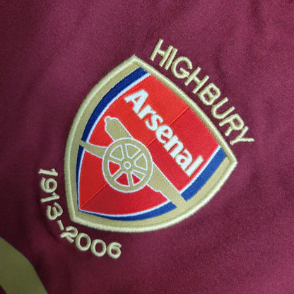 Arsenal Retro 2005-2006 Local Manga Larga
