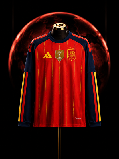 España Local Campeones Manga Larga Kit 2026