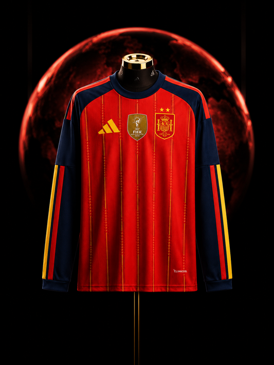 España Local Campeones Manga Larga Kit 2026