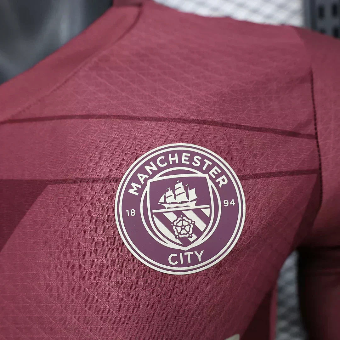 2024/2025 Manchester City Alternativa Visitante Manga Larga