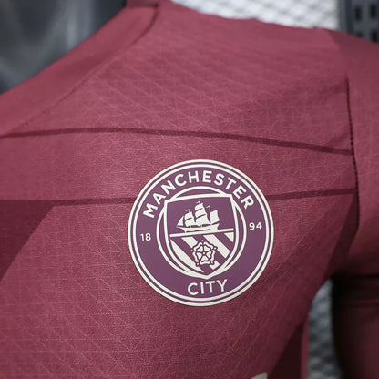 2024/2025 Manchester City Alternativa Visitante Manga Larga