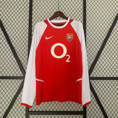 2003-2004 Retro Arsenal Local Manga Larga