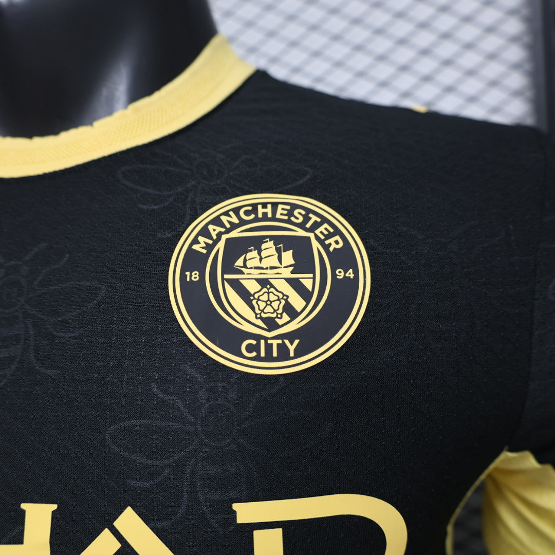 2026/2027 Manchester City Visitante Manga Larga Kit