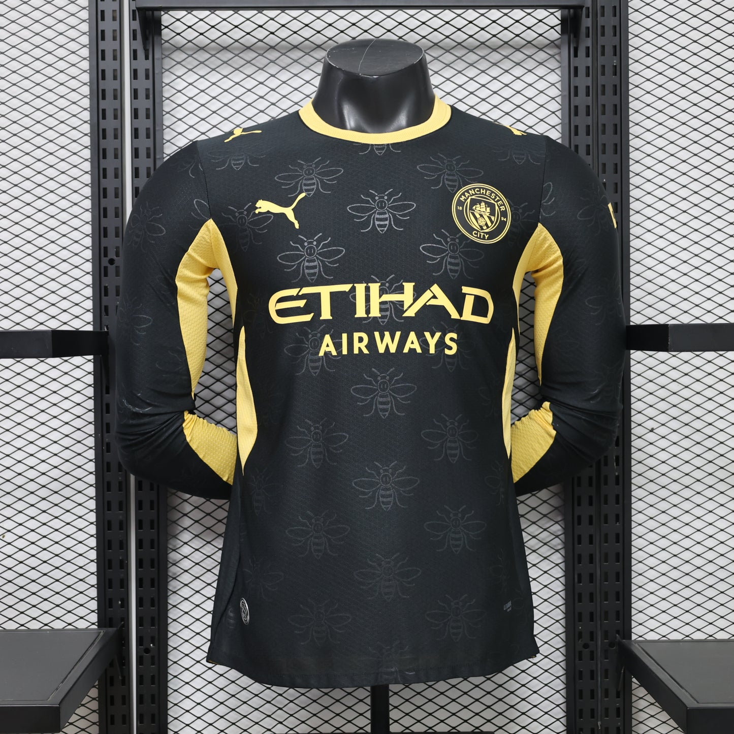 2026/2027 Manchester City Visitante Manga Larga Kit