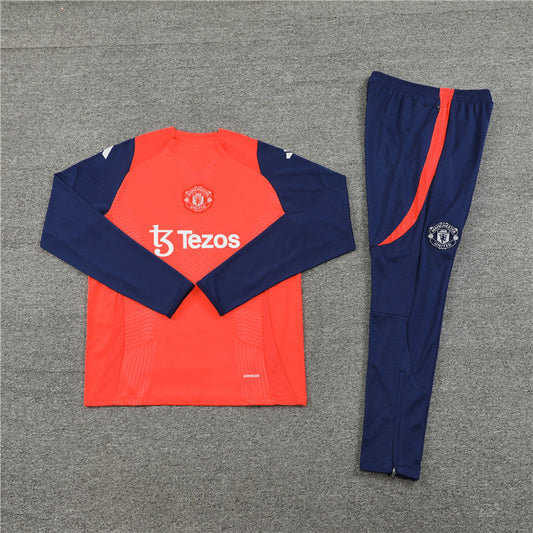 Manchester United Blue and Orange Chándal