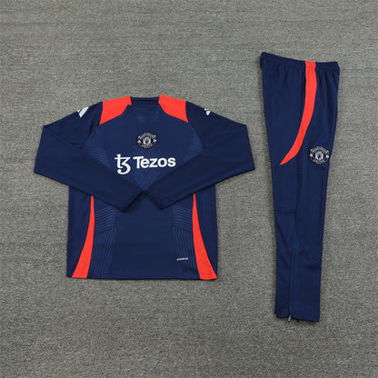 Manchester United Blue and Orange Chándal II