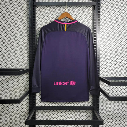 2016/2017 Retro Barcelona Visitante Manga Larga